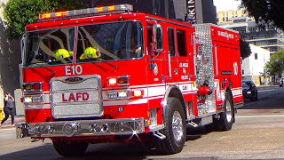 LAFD Engine 10 Responding