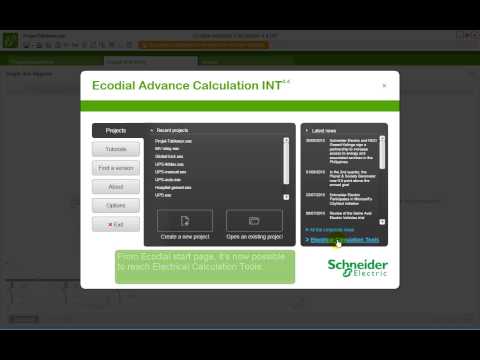 Ecodial: Access to Electrical Calculation Tools - Ecodial: Access to Electrical Calculation Tools