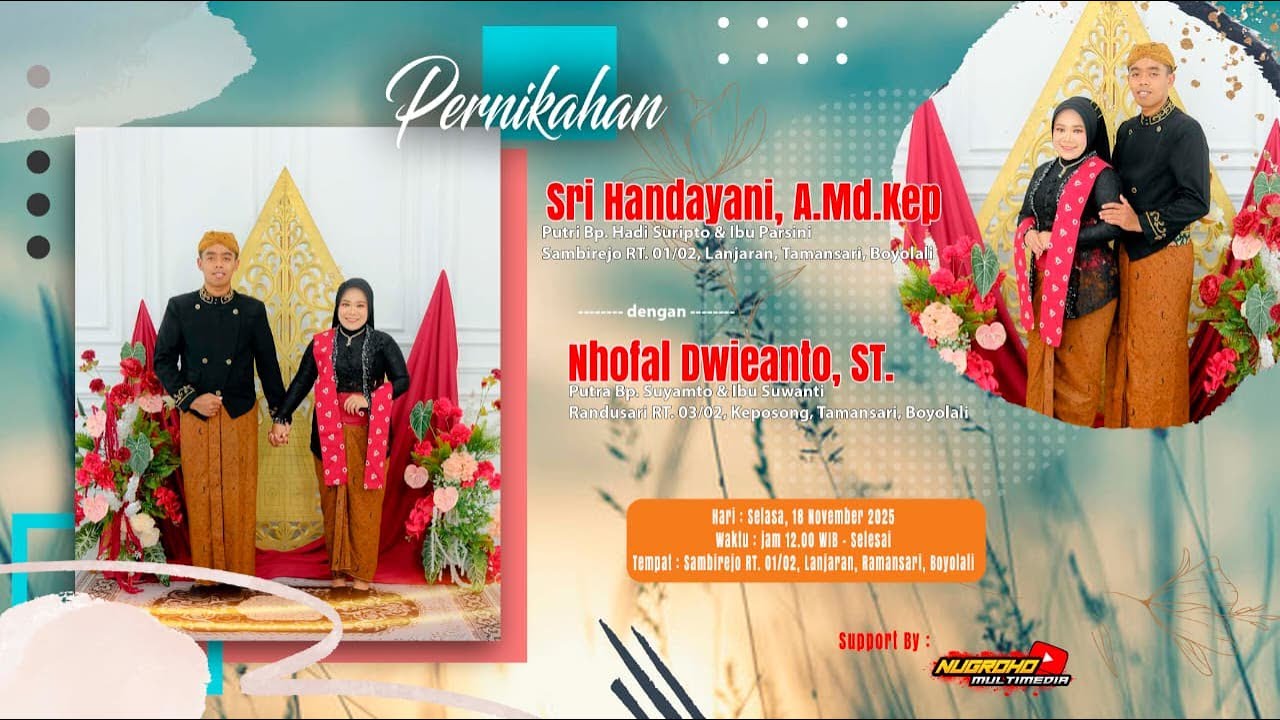 LIVE🔴H -1 CS. NGUDI ROSO | PERNIKAHAN HANDAYANI & NHOFAL | LANJARAN, 18 NOVEMBER 2025
