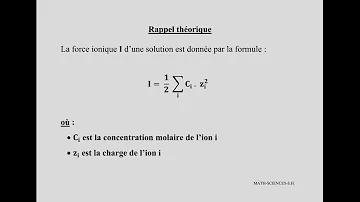 Comment augmenter la force ionique ?