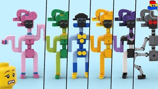 I made ALL Mommy Long Legs skins out of LEGO (minifig scale) // Project: Playtime