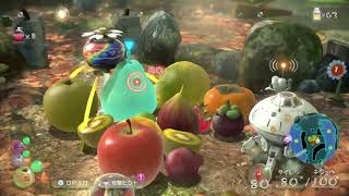 Pikmin 3 DX  Fruits at each stage were collected at the same time to make juice.