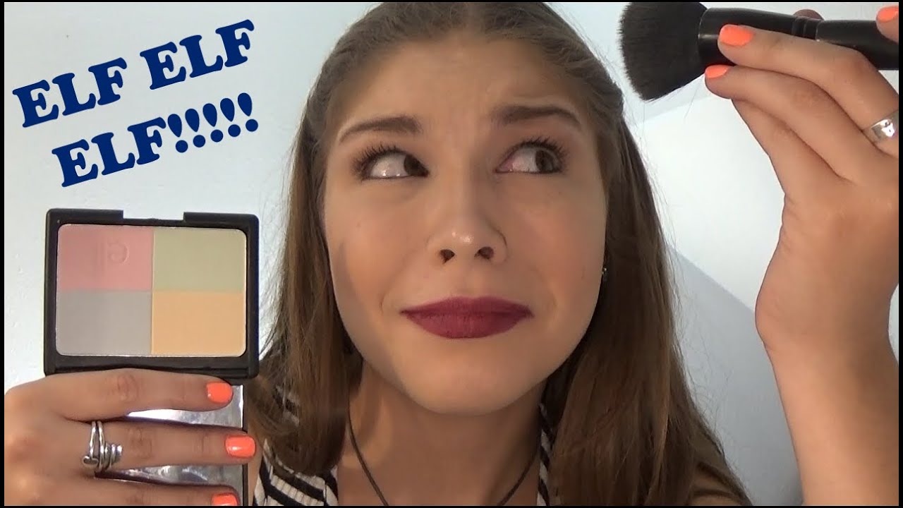 FULL FACE USING ELF MAKEUP**** YouTube