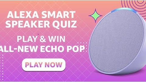 Amazon Alexa Smart Speaker Quiz Answer Today I Amazon Quiz Answer Amazon Quiz Answer Today