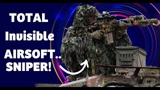INVISIBLE AIRSOFT GHILLIE SCARE! (You Can't See Him)