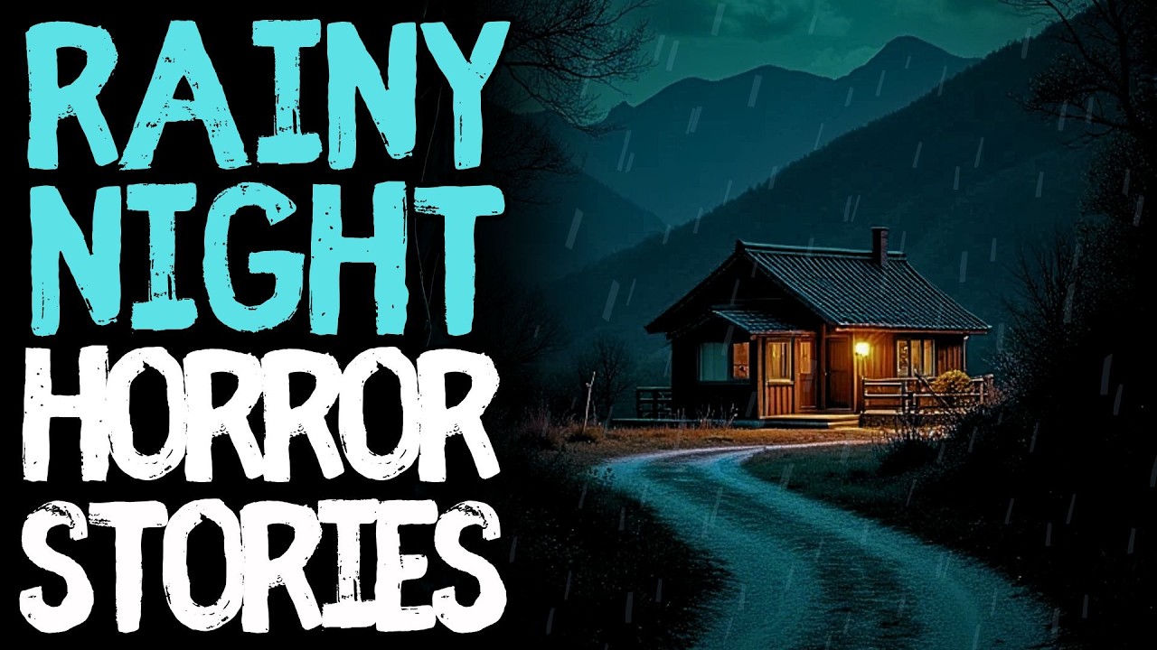 True Rainy Night Scary Horror Stories for Sleep | Black Screen With Rain Sounds