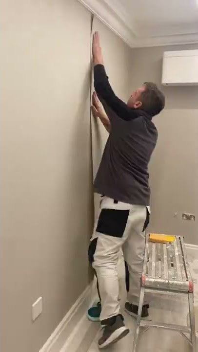 Seamless Installation of Vescom Rainy Wide-width commercial wallcovering