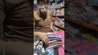 Men’s T Shirt Sale Under ₹249 🔥 Live Shopping India