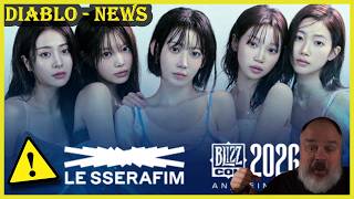 BLIZZCON: Free, News, Cosmetics, LE SSERAFIM | Diablo 4