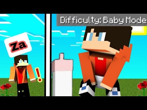Minecraft Baby Difficult Mod - YouTube