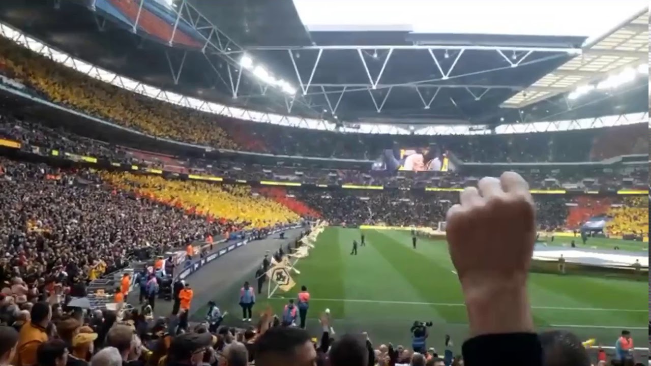 “NUNO HAD A DREAM”: Wolves Fans at Wembley vs Watford: FA Cup Semi Final