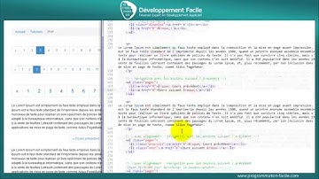 Comment créer des pages numérotées avec le Framework BootStrap 3 et le fil d ariane