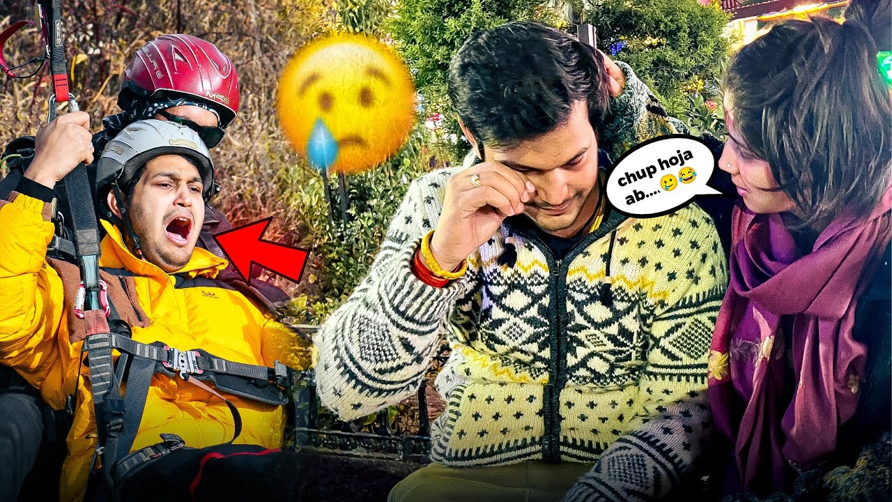 I cried 😭 ( paragliding) Honeymoon Series