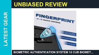 Biometric authentication system 15 Cub Biometric Safe Box with Fireproof Bag Guide