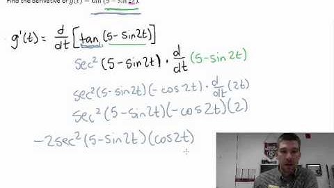 Calculus - 3.6 Notes: Chain Rule