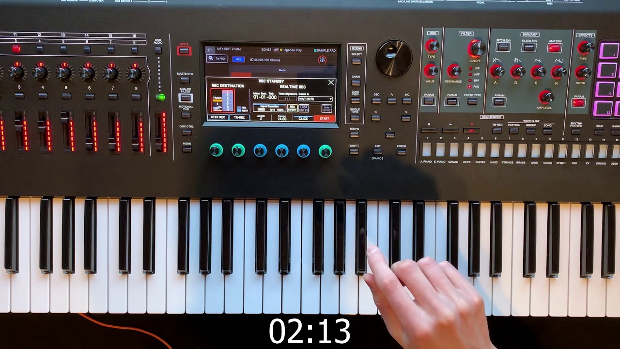 Roland 444x Challenge: Create a song in 4 minutes, with 4 chords