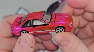 1993 Ford Mustang Cobra R RLC 2024 Atlanta Hot Wheels Collectors Nationals Convention Pink