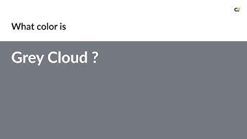 Grey Cloud color #747880 hex color - Blue color - Warm color 747880