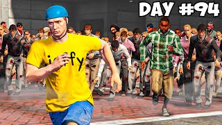 Jeffy Survives 100 DAYS in a ZOMBIE APOCALPYSE in GTA 5!