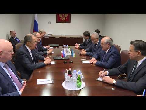 Встреча с Министром иностранных дел Узбекистана А.Х.Камиловым