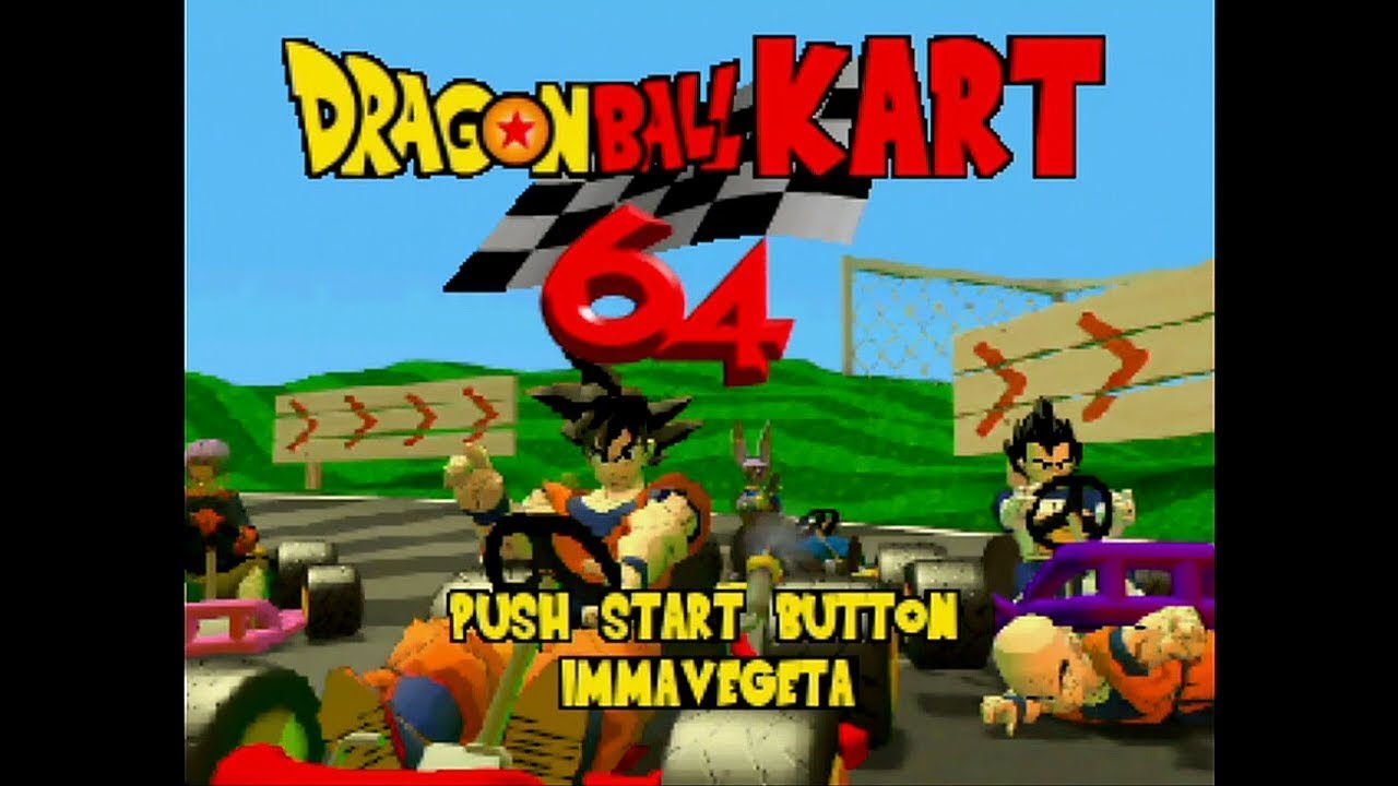 Goku Kart Racing!/Dragon Ball Kart 64 - YouTube