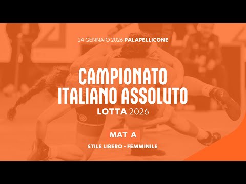 Video LOTTA ?? Campionato Italiano Assoluto 2026 SL/WW ?? Day1 MatA