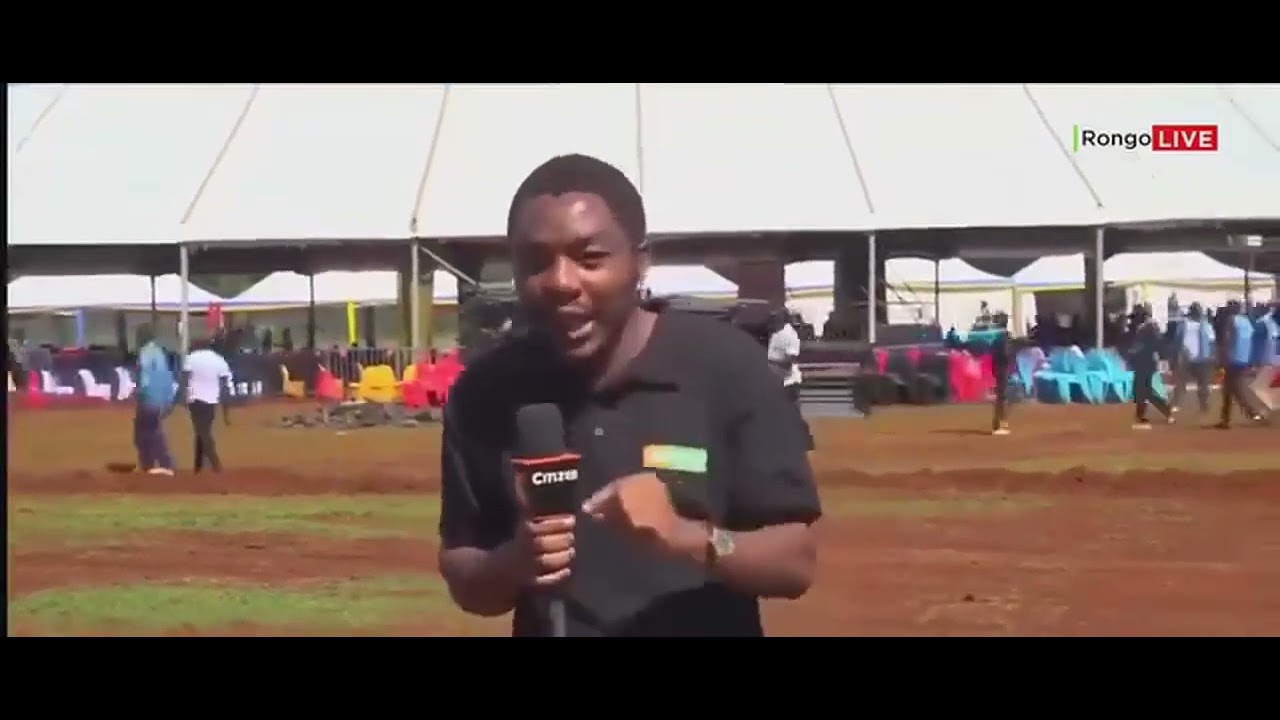Citizen TV news reporter Hillary Okeyo stuns Kenyans with his Kiswahili journalism skills.😀