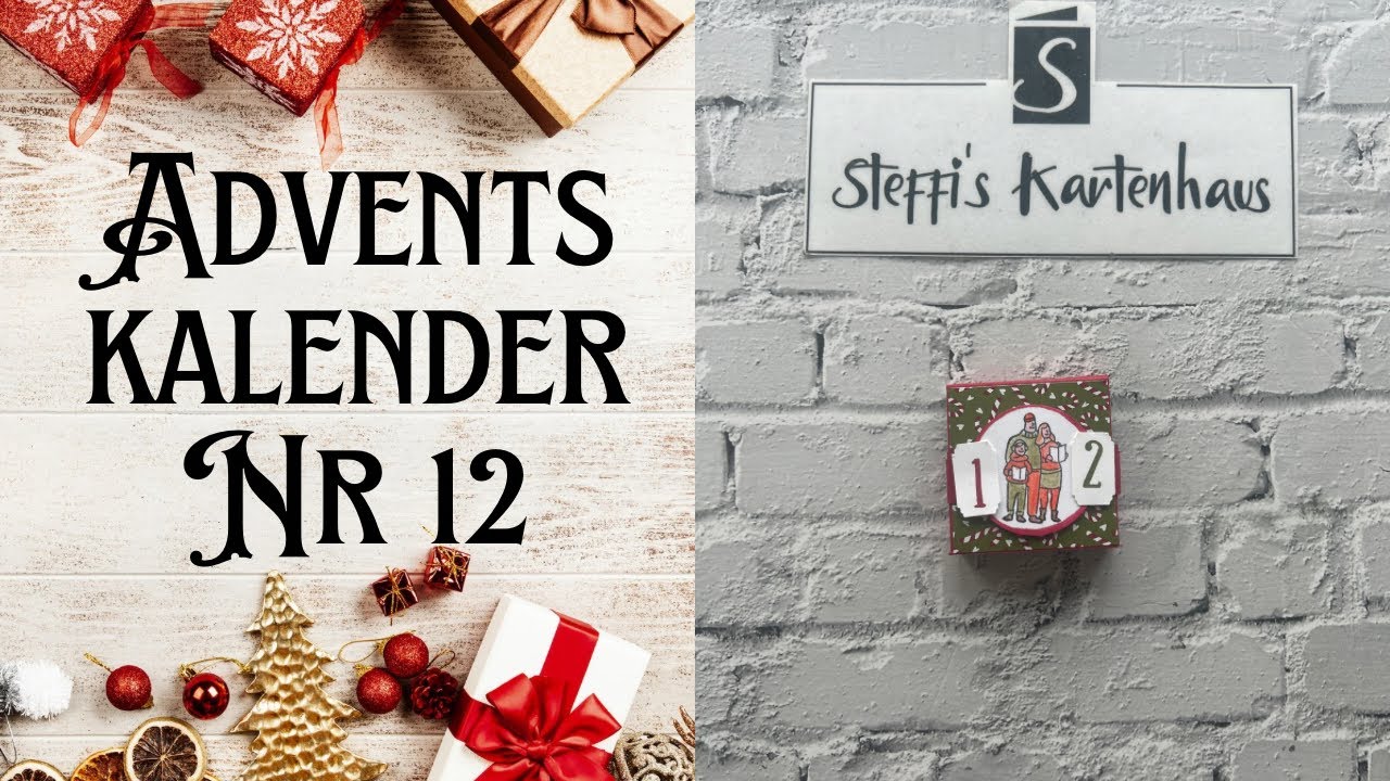 Adventskalender Türchen 12 KLEINE BOX MIT Hebefunktion Stampin up Anleitung Goodie