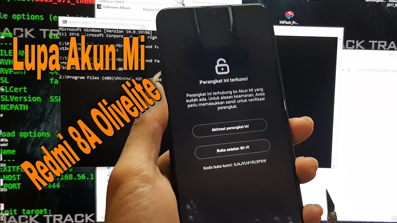 Redmi 8a Bypass Mi Account