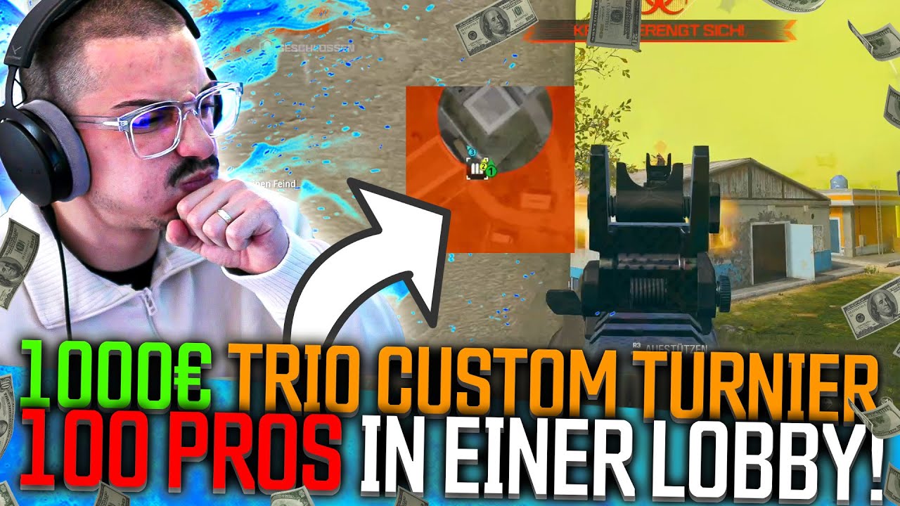 Ich habe ein 1000€ Custom Turnier gegen 100 Pro`s gespielt..