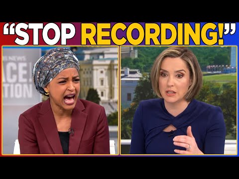 Ilhan Omar RAGE QUITS CBS Interview