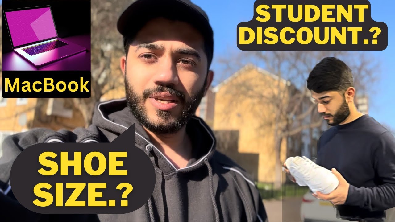Shoe Size.? HangOut 🇬🇧 Shopping 🛍️ MacBook 💻 Student Discount 🤑🙌