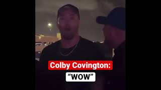 “WOW” Colby Covington reacts to Leon Edwards knocking out Usman at UFC 278￼