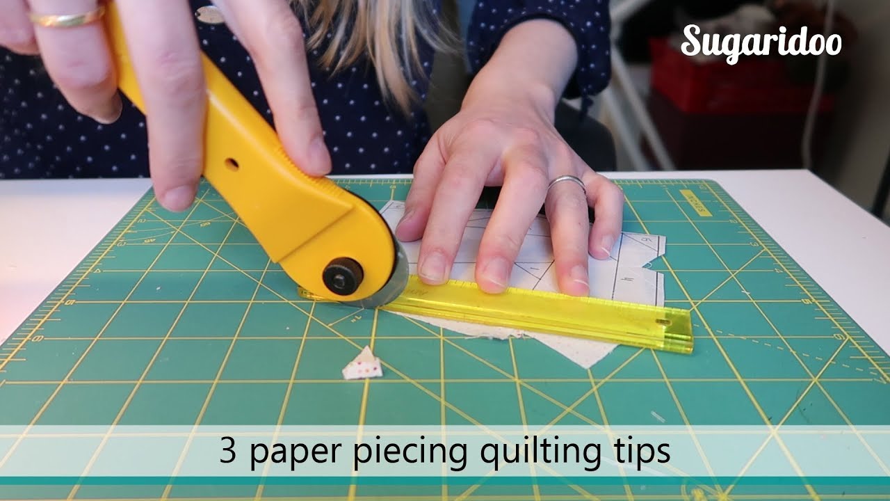 3 paper piecing quilty tips vlogging from my moms sewing room youtube