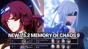 E0 Solo DoT Kafka and E0 Hypercarry Jingliu | NEW 1.5.2 Memory of Chaos 9 | Honkai Star Rail