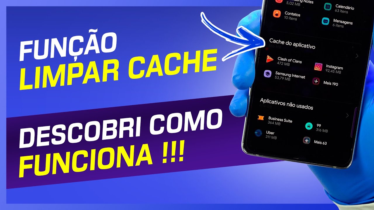 🔵 DESCOBRI! É provável que seu SAMSUNG tenha a função LIMPAR CACHE GERAL. Mas...