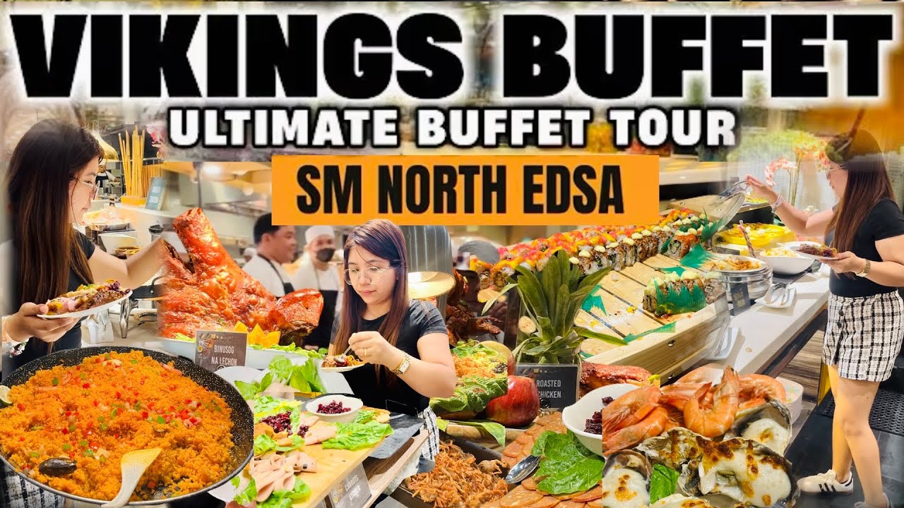 The Classic Filipino FOOD BUFFET 🇵🇭 Food Tour of VIKINGS SM NORTH 2025 |NALIBRE AKO NG FOOD DITO! 