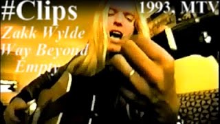 ▶Clips Zakk Wylde - Way Beyond Empty (1993, MTV)