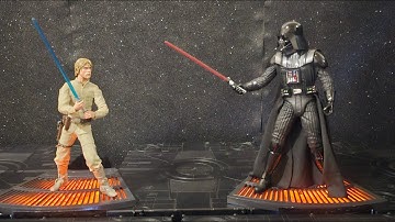 HyperReal Darth Vader & Luke Skywalker.  2nd Look. Star Wars The Black Series. 