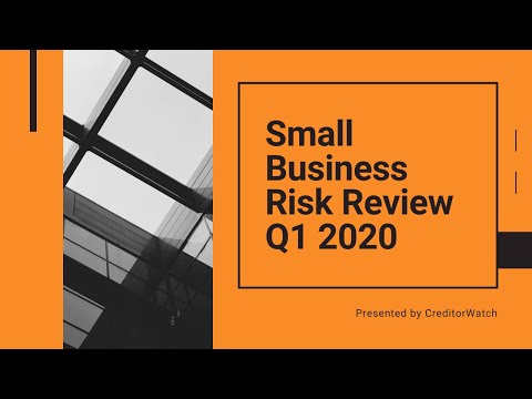 Small Business Risk Review Q1 2020