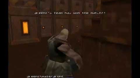 Slice of Heaven by big0nes — Quake 2 Rocket Arena — Greenz vs Donde 1v1 — 2017