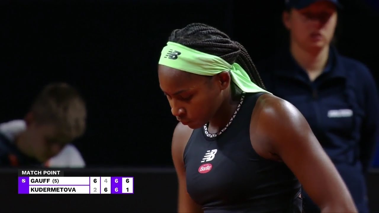 Coco Gauff vs Veronika Kudermetova Highlights PORSCHE TENNIS GRAND PRIX