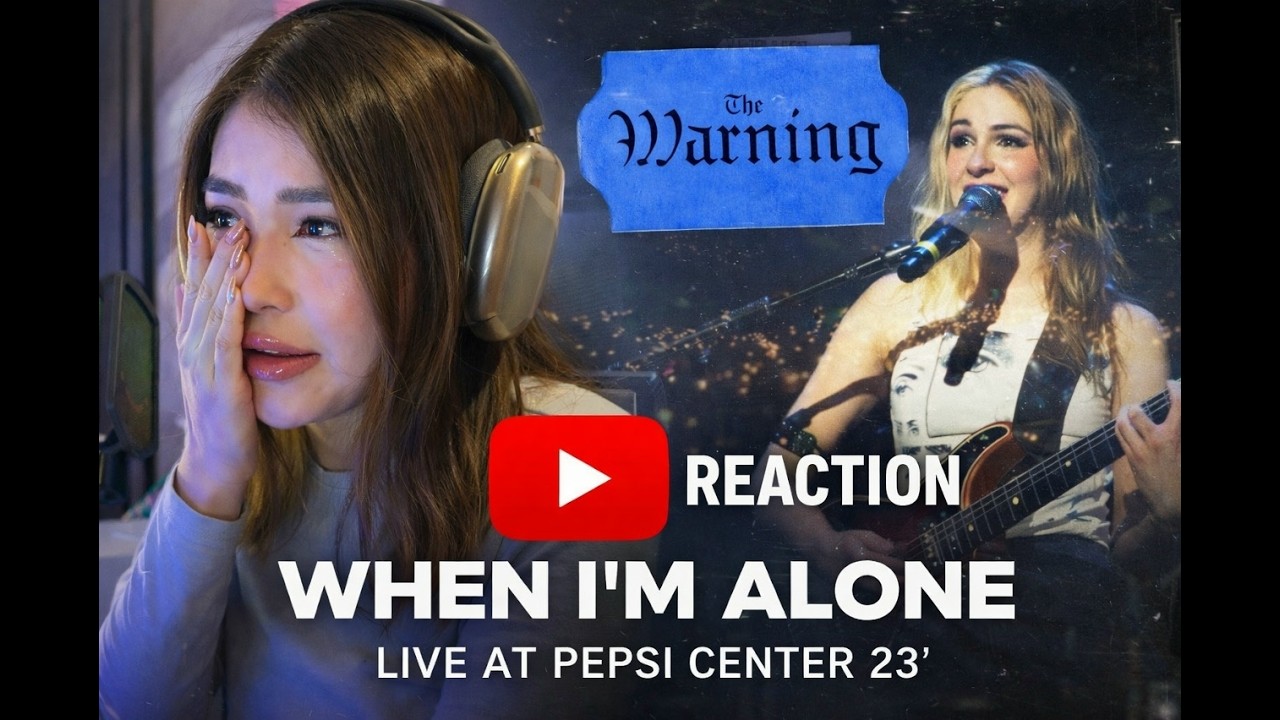 THE WARNING – When I’m Alone (Live) | So Emotional… This Song Hurts 💔🥀 | Reaction