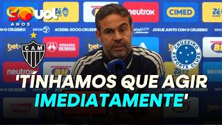 ARTUR JORGE ABRE O JOGO SOBRE MEXIDAS DO CRUZEIRO CONTRA O ATLÉTICO-MG