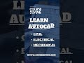 AutoCAD Civil Electrical Mecha Course Divine & E- Cell IIT Tirupati!! Online courses and internships