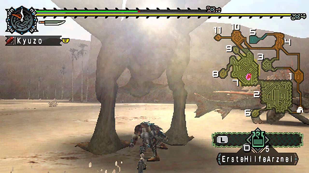 ∇Δ Monster Hunter Freedom ∇Δ Walkthrough [#] 019 [#] Der Landhai