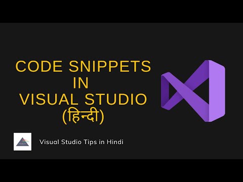 Code Snippets Tutorial - Visual Studio Tips
