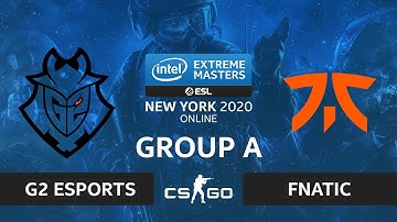 CS:GO - G2 Esports vs. fnatic [Vertigo] Map 2 - IEM New York 2020 - Group A - EU