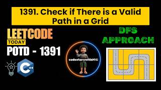 LeetCode 1391 Medium 🔥 | Valid Path in Grid | Graph + BFS Trick 🚀