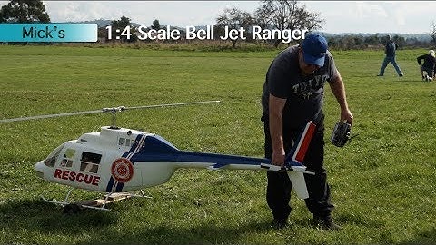 Biggest RC Helicopter 1/4 Scale - Bell 206 Jet Ranger